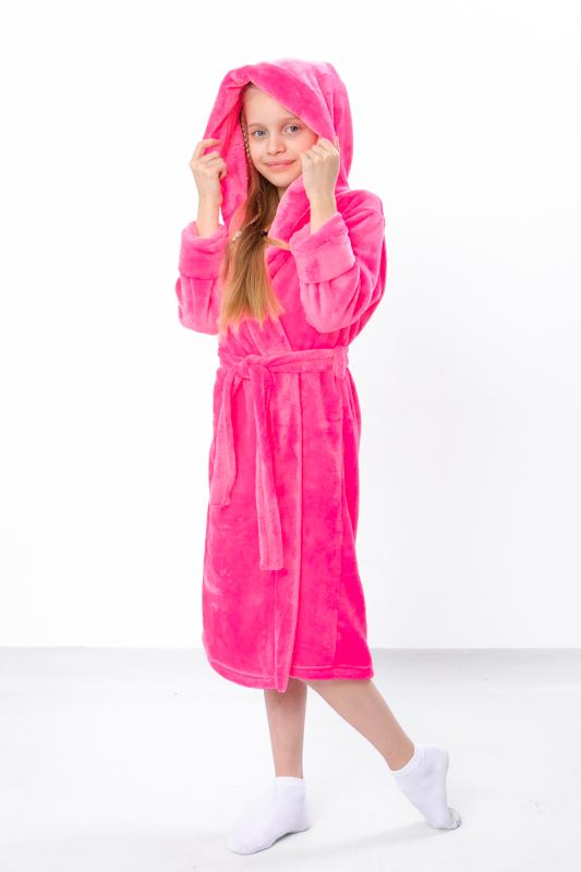 Szata (dziewczyny) – Szlafrok z kapturem, Miękki frotte, Półsezonowy 6390-034-5 HC