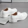 Fashion New Men British Gentleman Fashion White Formal Brogues Shoes Male Dress Wedding Prom Homecoming Sapato Social Masculino