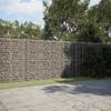 Vidaxl Gabion Basket with Lid, 900X50X200 Cm, Galvanized Iron