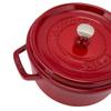 Staub Pico Cocotte Round 24cm 1102406 Two Handed Pot Enamel Pot Rund Brater Cherry Pico Cocotte Pot Stylish Cookware Kitchen Supplies [Staub]