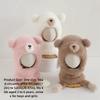 Polyester Fleece Lined 2-6 Years Bear Hat Scarf Set Kids Hat Scarf Set  Cold Weather Wear
