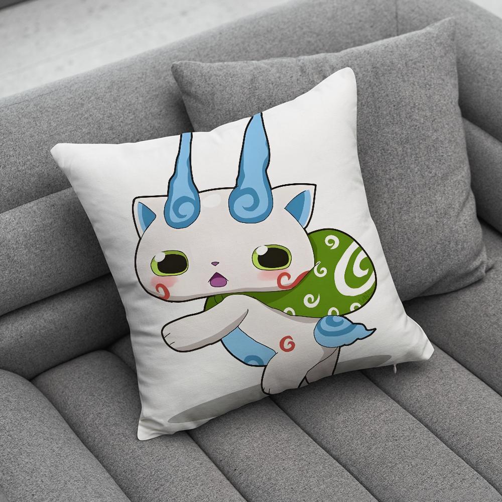 Yokai Cute Watch Pillow Case Soft Cushion Cases for Farmhouse Sofa Decor Home Decorations and Protector