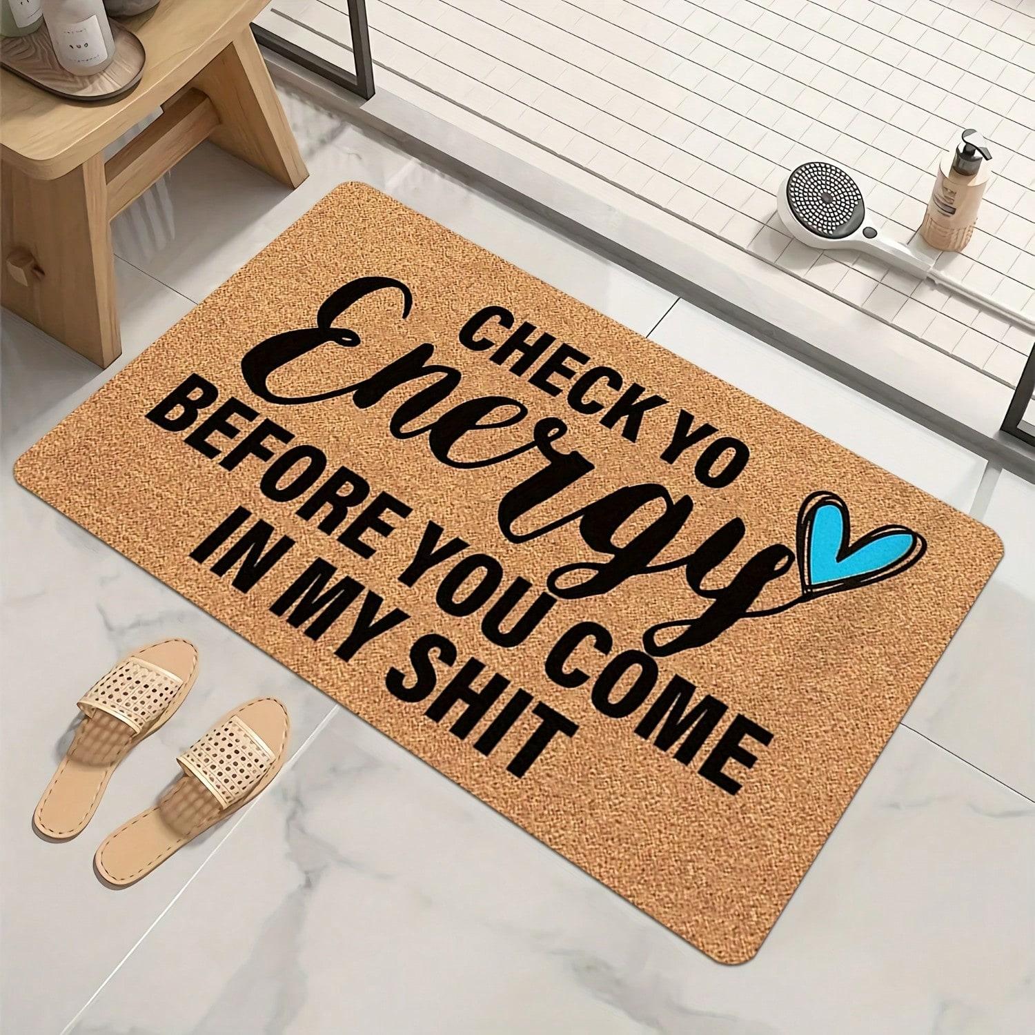 

VIKAMA Fun Doormat Lightweight, Easy-to-Maintain Floor Mats Welcome Mat Rug For Bedroom Cute Carpet For Living Room 40X60CM (1.3X2FT