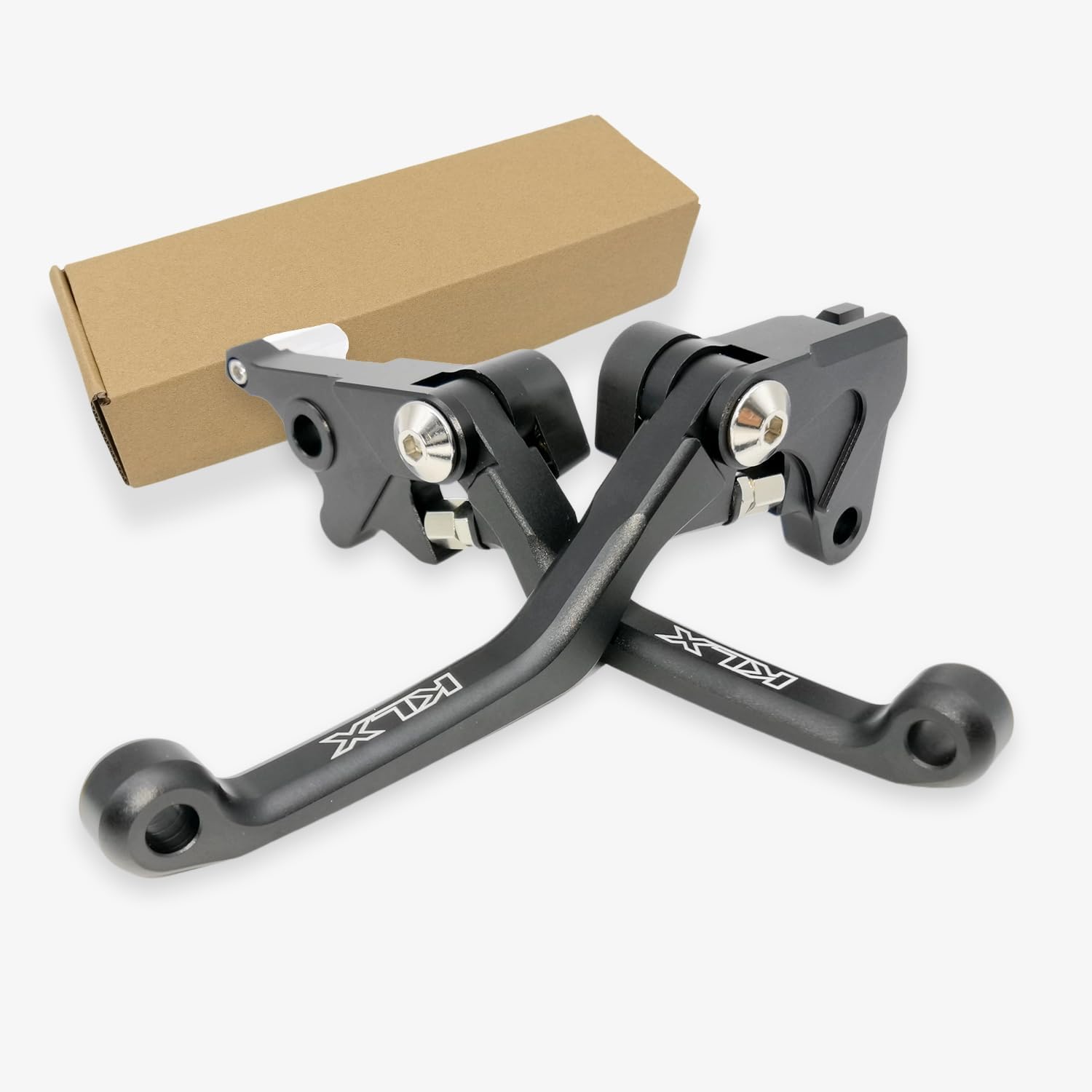 

Dirt Bike CNC Pivot Black Brake Clutch Levers Adjustable Compatible with KLX140 2008-2022 | KLX140L 2008-2022 | KLX140G 2017-2022 | KLX140R KLX140RF чёрный