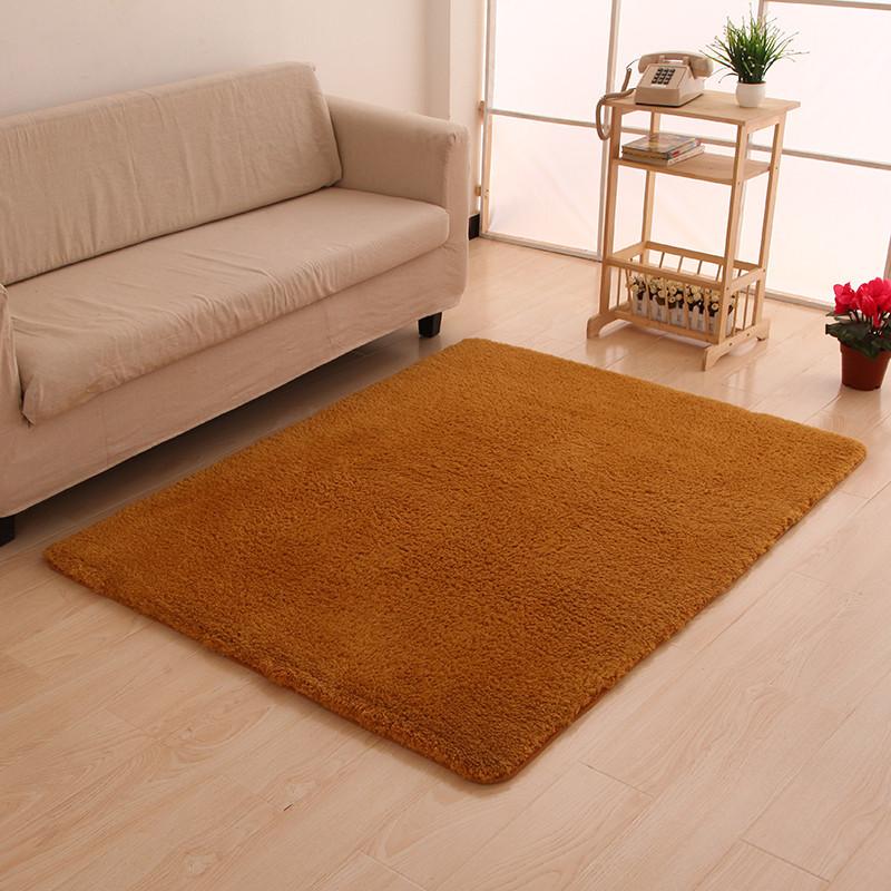 Luxurious Thick Plush Area Rug Machine-woven Non-slip Bath Mat For Bathroom