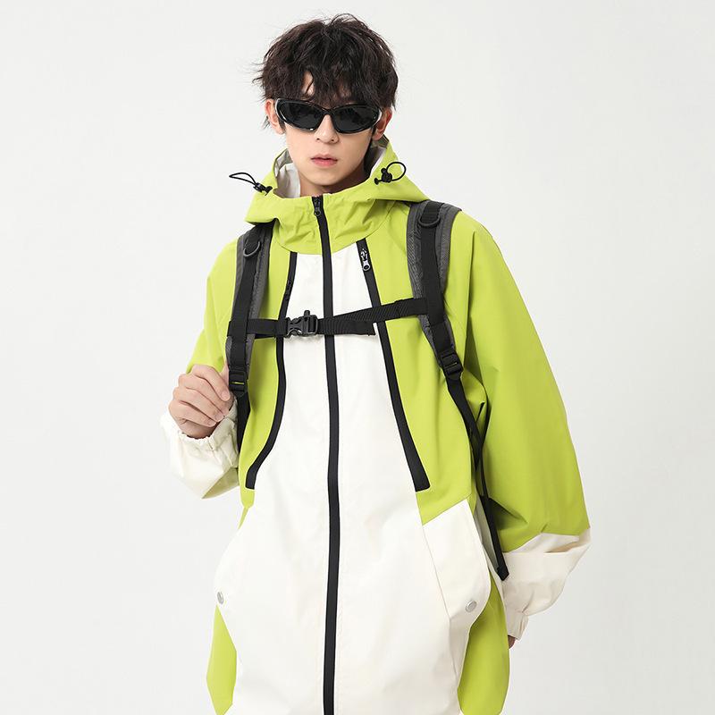 Autumn and Winter New Casual Trend Fashion Jacket Couple Coat Hooded Non-removable Hooded Jacket