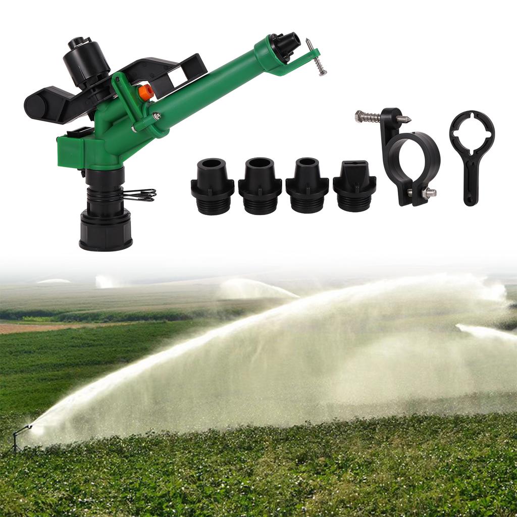 1,5" Schommel Impact Sproeier Verstelbare Lange Sproeiafstand Sproeierpistool Boerderij Landbouw Gazon Grasland Gewassen Irrigatie Watergift