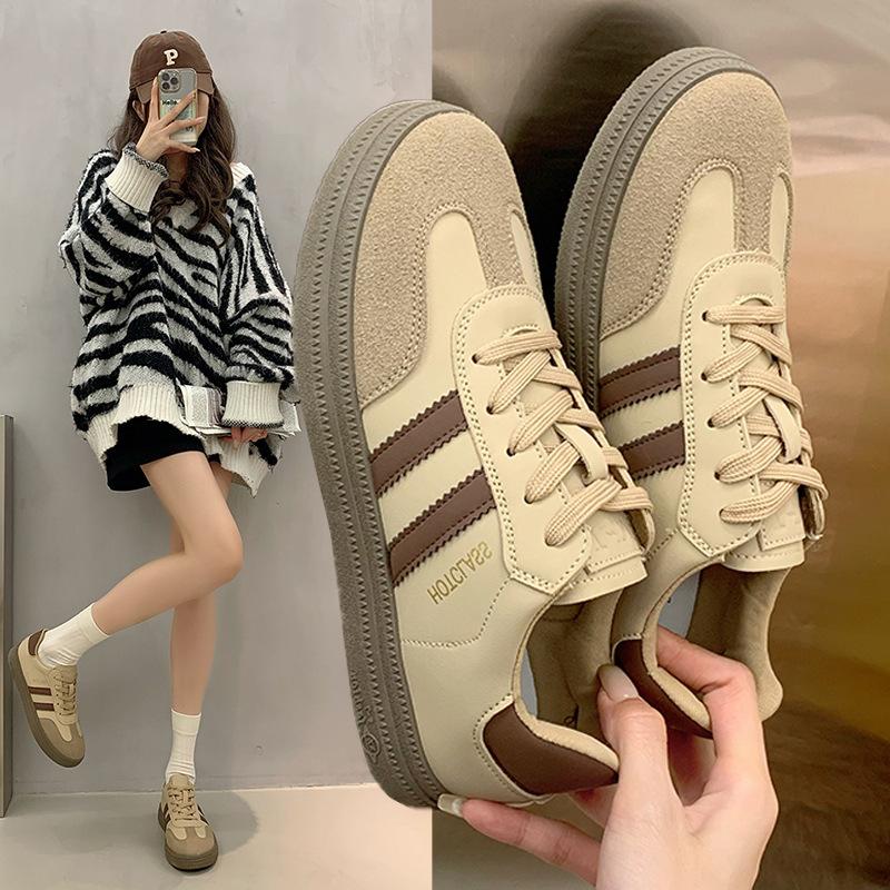 Pantofi Forrest Gump pentru femei 2024 primăvară și vară pantofi noi casual de stradă pantofi albi mici design versatil pantofi sport respirabili cu talpă moale