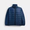 Coach Lightweight Down Jacket Washed Navy