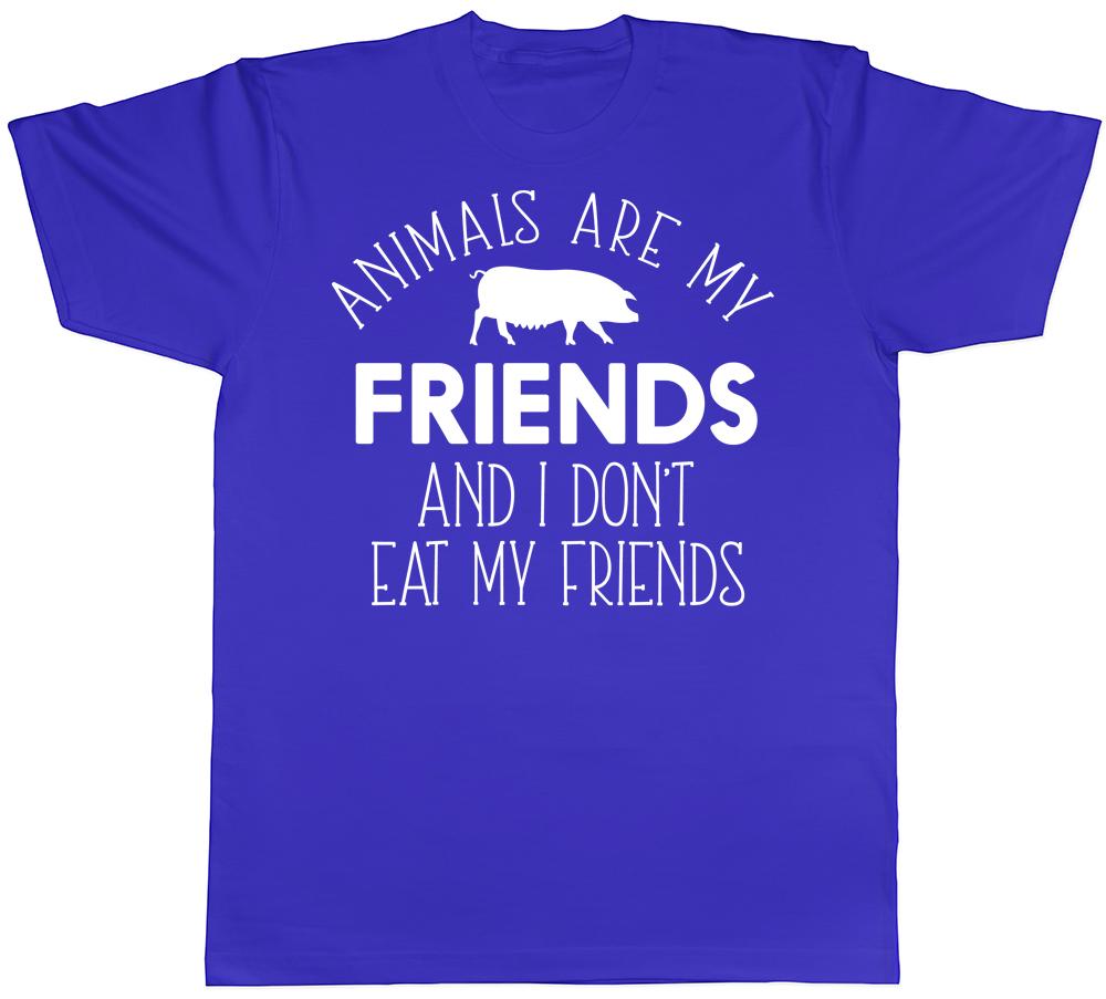 Animals are my Friends and I dont eat my Friends Vegetarian Unisex TShirt Tee