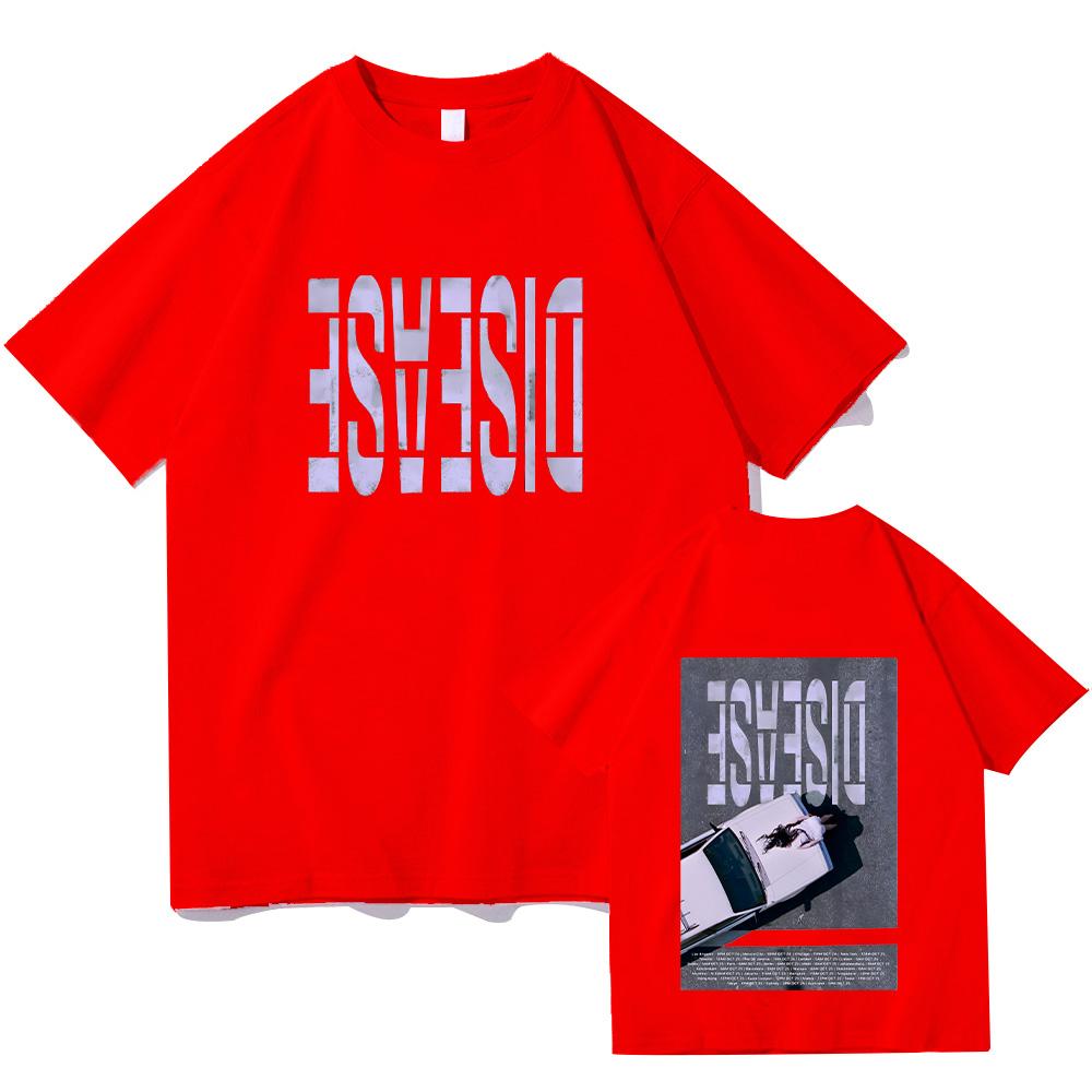 2026 SpringSummer Lady Gagas New Single Disease Collection of Creative Printed Design Fashion TShirt