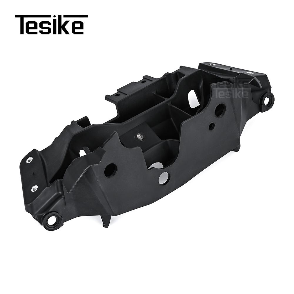 Ram Air Duct Upper Fairing Stay Bracket For Kawasaki Ninja ZX6R 2019-2024 Motorcycle Headlight Bracket Black Upper Stay Fairing Headlight bracket