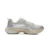 Li Ning Boom Support Cushioning Slip Resistant Abrasion Resistant Rebound Low top Running Shoes Men's Gray Silver ARXV005-1