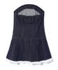 Yuhee Denim Tube Top Dress Blue