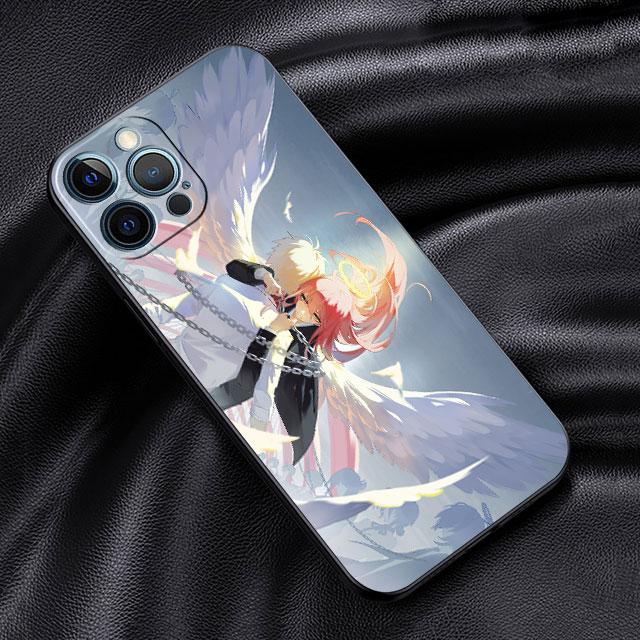 

Мягкий чехол для Apple iPhone 11 13 Pro Max 14 12 Mini 7 8 Plus X XS XR SE 2020 6 6S 5 5S чехол для телефона Funda Chainsaw Man Makima Sac iPhone 5 5S SE