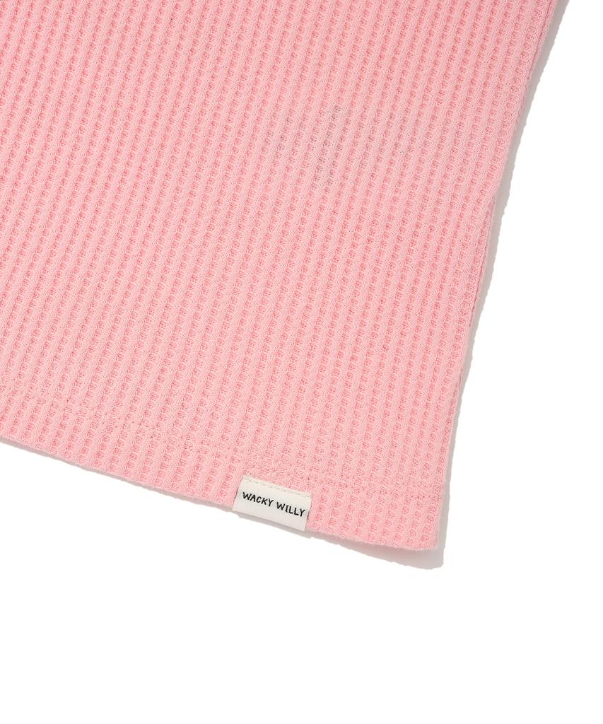 WACKY WILLY Women'S Color Block Sleeveless Pink