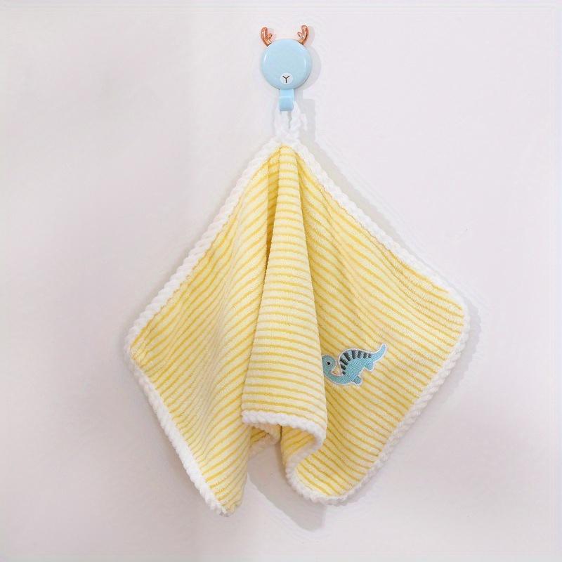1/4Pcs Facial Towel, 25x50cm/9.84x19.69inch Washcloth Towels, Cotton Face Towels Hand Towels for Bathroom, Fingertip Towels жёлтый