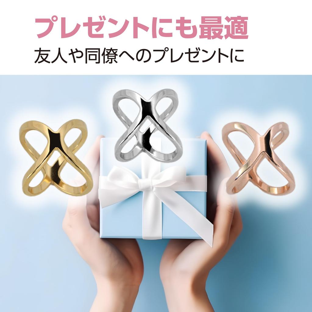 Felimoa Scarf Rings, Easy Arrangement, Scarf Clasp for Office Outfits, 3 Colors, Total 9-Piece Set