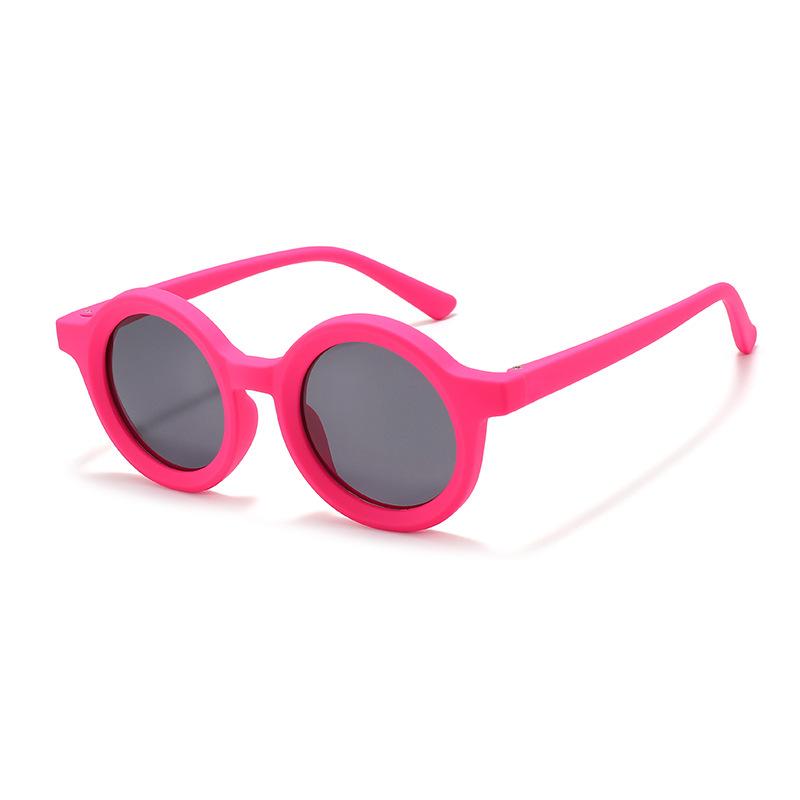 Cute Round Frame Kids Sunglasses UV400 Protection Soft Silicone Sun Glasses for Boys Girls Summer Beach Eyeglasses Eyewear