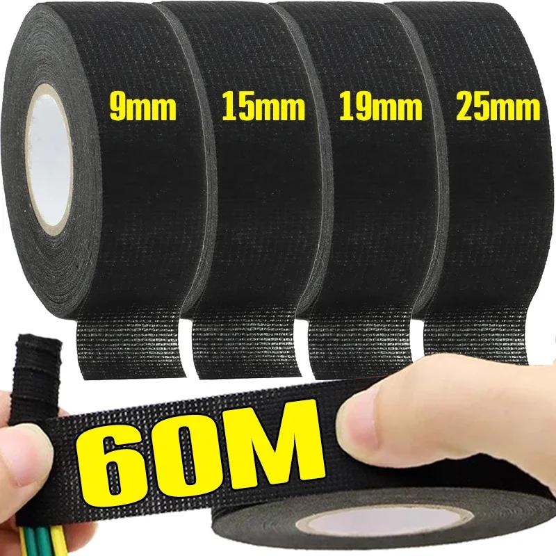 Electrical Tape Heat-resistant Automotive Wire Harness Cloth Tape Insulation Cables Organizer Adhesive Fabric Wrapping Tapes