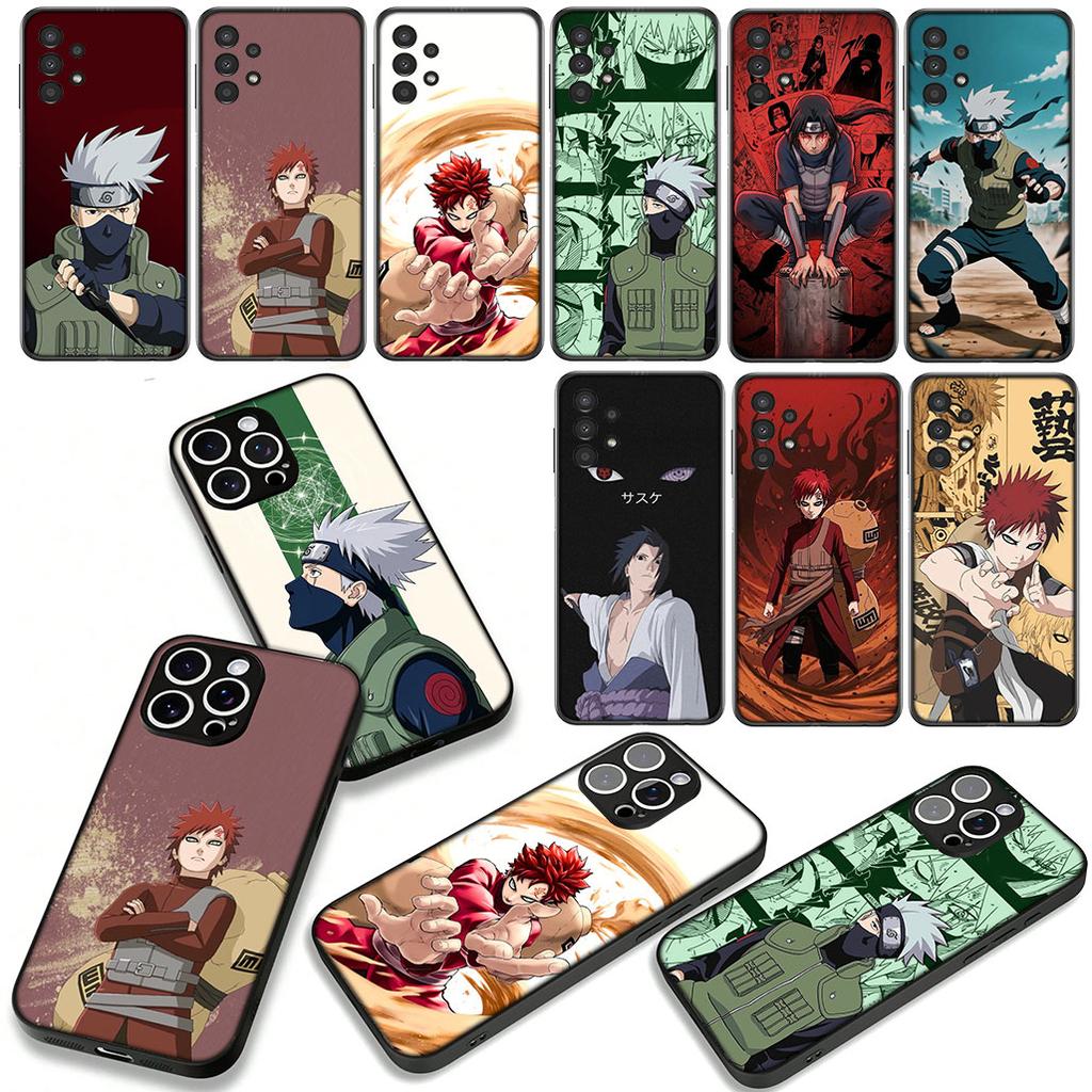 for Apple iPhone 16 15 14 Plus 13 12 Mini 17 Pro Max + ProMax 16E Air 15+ Phone Cover Case Kakashi Narutos Gaara Uchiha Sasuke