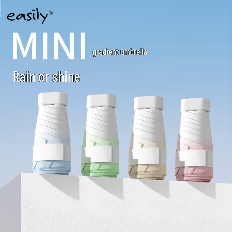 Easily MINI Gradient UV Protection Pocket Umbrella