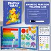 Educational Math Manipulative Magnetic Fraction Board For Kindergarten Learning