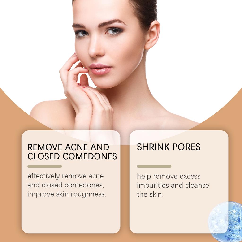 Salicylic Acid Toner for Acne Removing Control Oil Shrink Pores Remove Pimple Exfoliating Moisturizing Brighten Facial Toner