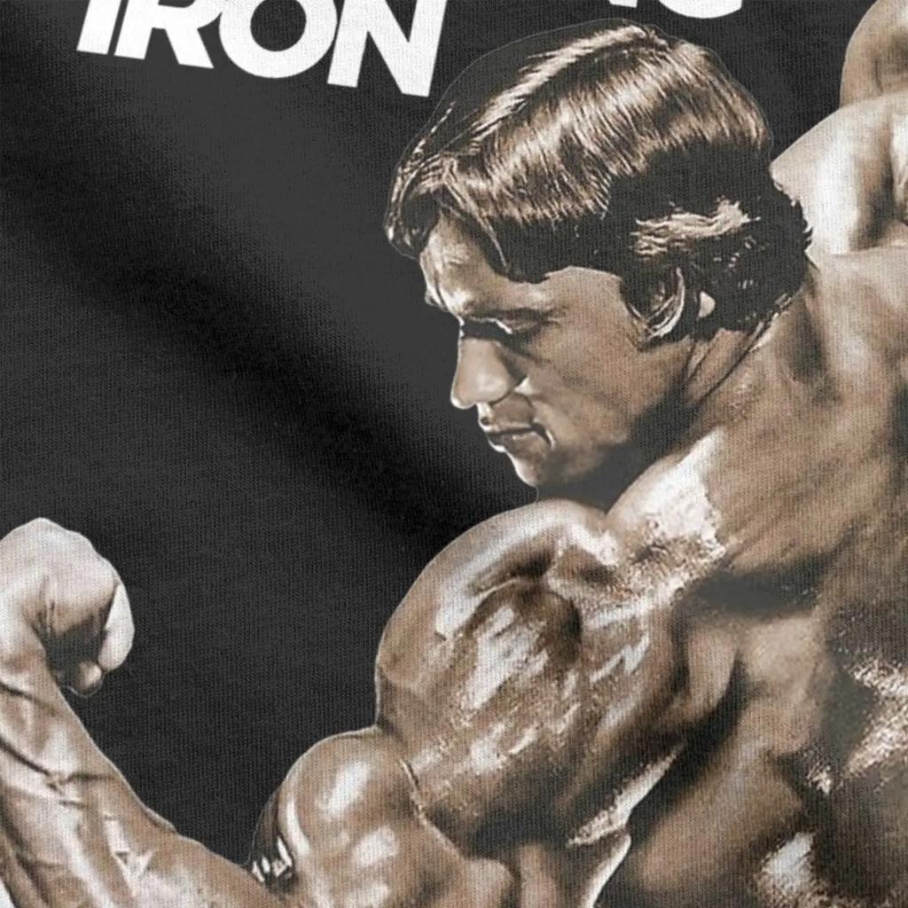 Freizeit Arnold Schwarzenegger T-Shirt für Männer O Hals Baumwolle T Shirts Kurzarm T-Shirts Neue Ankunft Tops