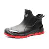 Men's Waterproof Non-Slip Rubber Rain Boots - Short, Wear-Resistant for Outdoor and Casual Use