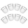 8Pcs Stainless Steel Tea Filter Metal Strainer Sturdy Infuser for Loose Leaf Tea Brewing Metal Infuser Cup Accessory