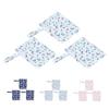 3pcs Wet Bag Cartoon Print Portable Water Proof Hanging Washable Reusable Cloth Diaper Bag for Trave