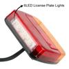 2Pcs Trailer Rear Tail Light 26LED 12V Turn Light Stop Light Reflector License Plate Light Trailer Truck