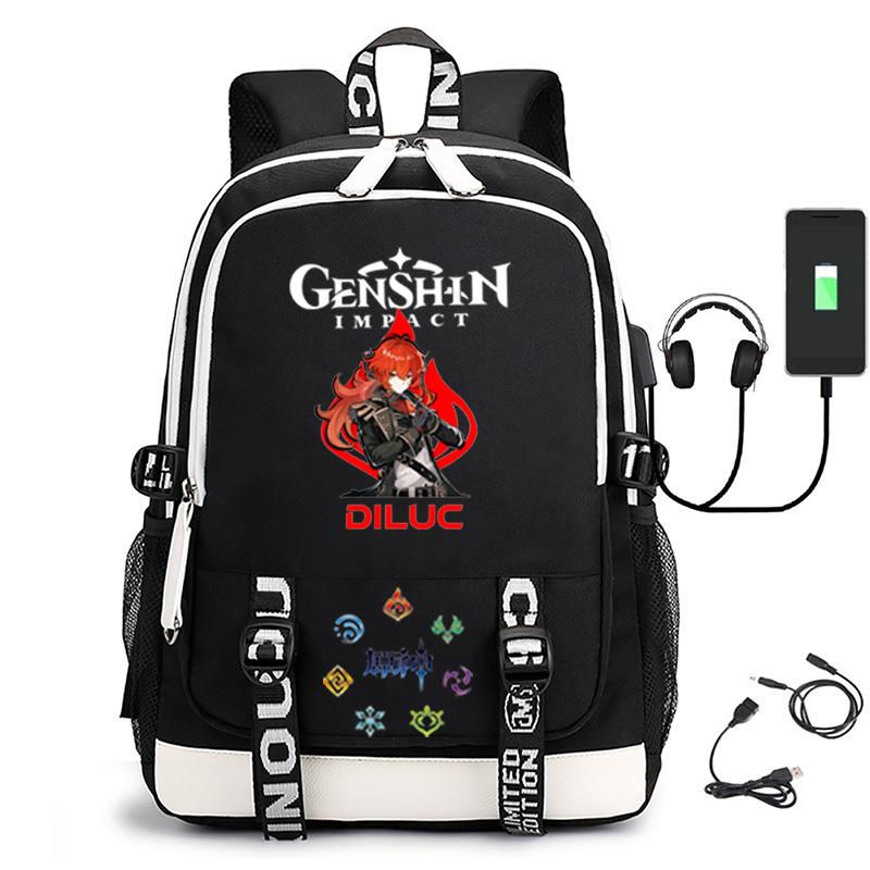Hazbin Hotel Anime Cosplay Rugzak Studenten Schooltas Comic Rugzak Laptop Reizen Rugzak Buiten Jeugd Cadeaus