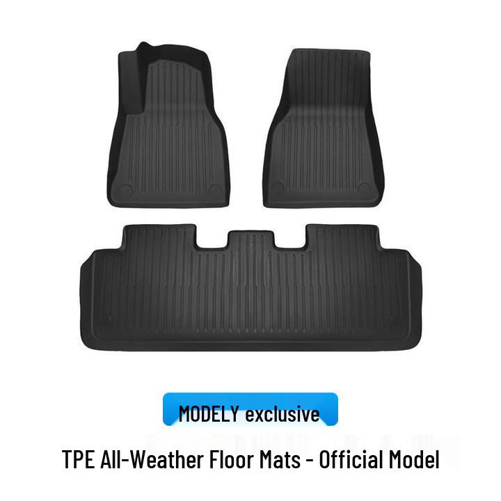 Custom TPE Floor and Trunk Mats for Tesla Model 3 & Y