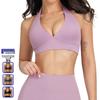Autumn Winter Backless Yoga Bra - Brushed Halter Sportswear Fitness Running Bra 9308