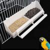 Plastic Birds Water Hanging Bowl Hanging Parakeet Feeding Bowl  For Peony Cockatiels Budgerigar