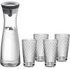 Basic Water Set: Decanter + 4 Glasses, 5 Items (94.8659.990/3201008162)