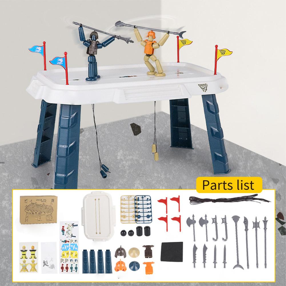 2 Player Battle Board Game Toys For Kids Puppet Game With Rope Puppets Storage Box Battle Toys For Parents And Children