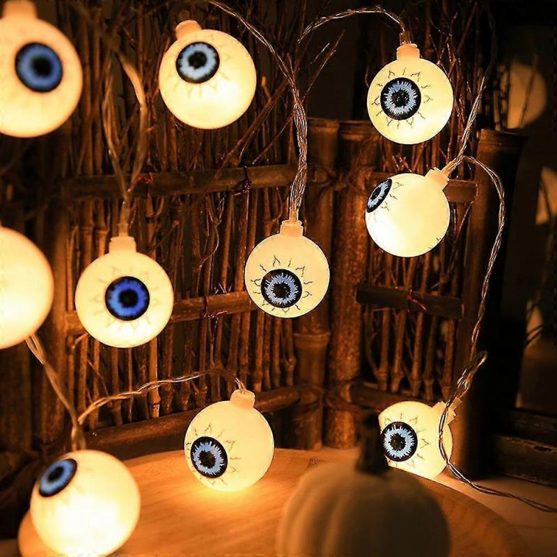 Halloween String Lights, Halloween Decoration Scary Halloween For Party, Yard, Garden Decorations-ghost eye-3 meters 20 lights