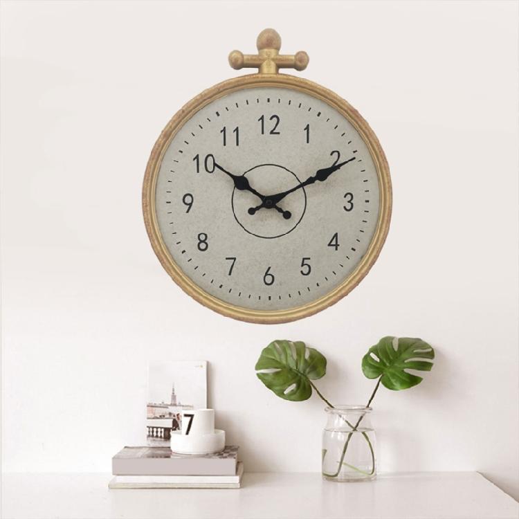 Weatherproof 14Inch Wall Clock with Quiet Movement Clock for Poolsides and Garden Decors Camping Accessorries Clock