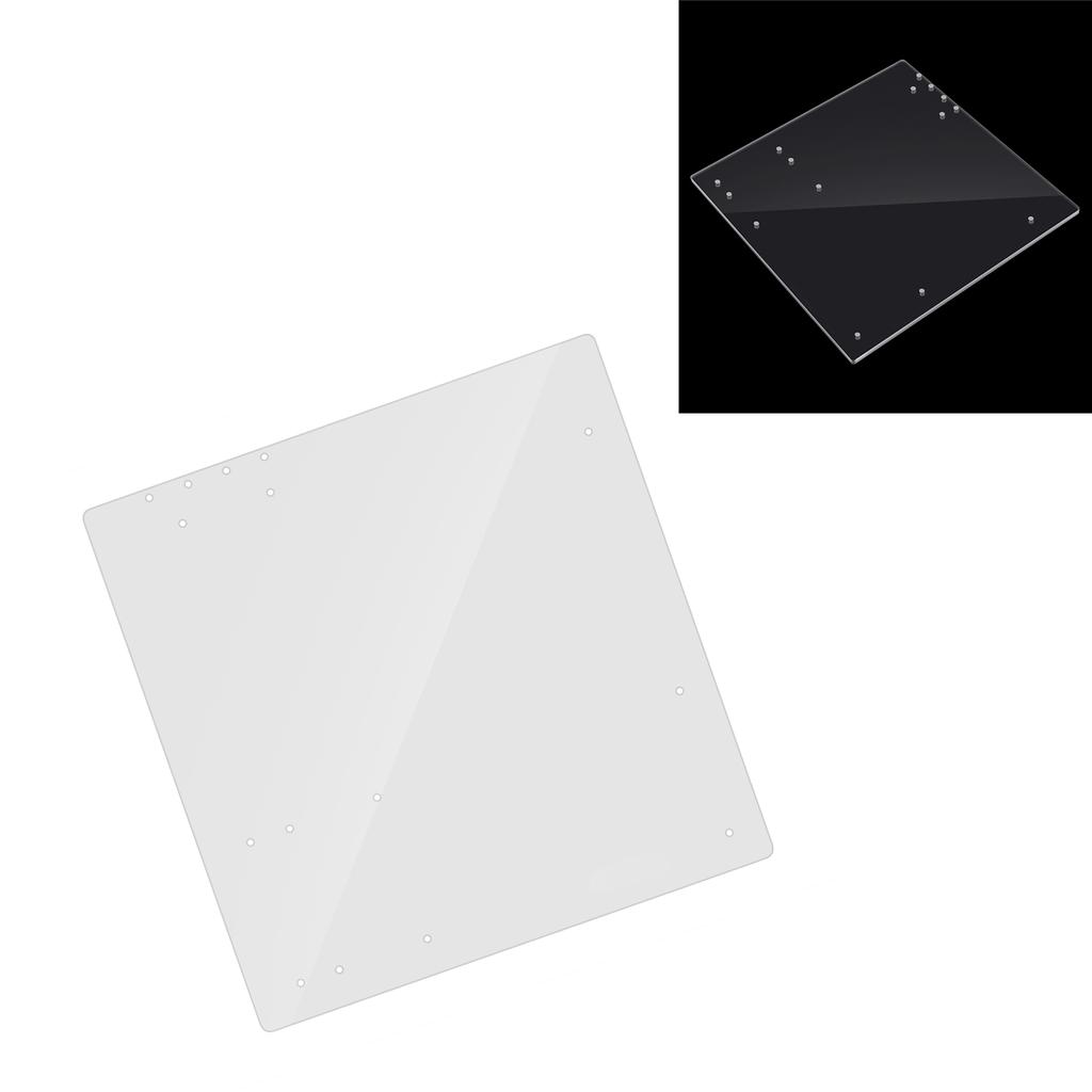 Open Frame Transparent Acrylic Overlock Computer Case DIY Base Stand For M ATX Motherboard