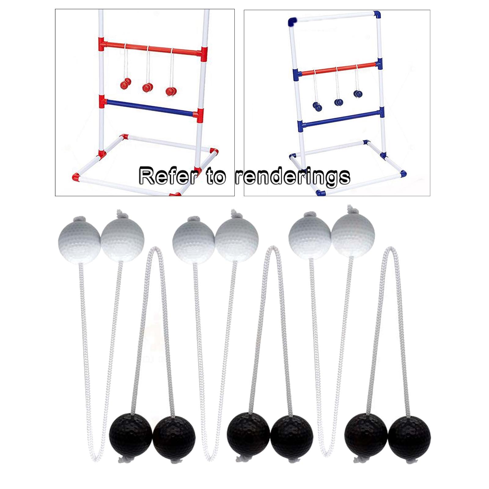 

Indoor/Outdoor Ladder Toss Bolas Replacement Soft Balls Safe for Kids(6 Pack)
