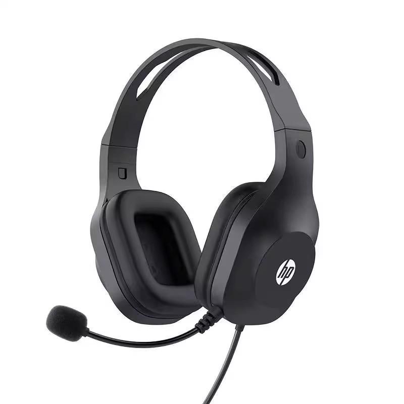 

1601 Head-Mounted Stereo Headphones with 3.5mm Dual Plug for Desktop and Laptop чорний