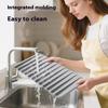 Silicone Drain Mat Three Colors Bar Insulation Mat Bar Sink Drain Food Utensil Mat Kitchen Decoration Silicone Mat Accessories