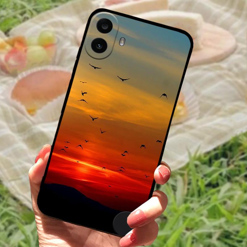For Nothing CMF Phone 1 Case Soft Silicone Anti-fall Shockproof Black Bumper Coque Protective Cover For Nothing CMF Phone1 Capa