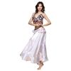 Tassels Show Costumes Hip Scarf Performance Top Belly Dance Costumes Dancer Skirt Halter Bra