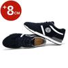 Herren Höhenvergrößernde Sportschuhe Elevator Schuhe Einlegesohle 8cm Mode Lässige Sneaker Größere Männer Bequeme Atmungsaktive Schuhe mit Absatz