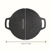 Cast iron skillet with handle - great for everyday cooking of pancakes, eggs, steaks, etc. - durable and easy to turn over