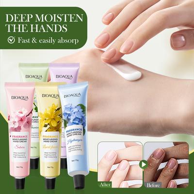 75 g * 5 Duft-Feuchtigkeits-Handcreme-Set, speziell für die trockenen Jahreszeiten Herbst und Winter